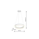 Milagro lampa wisząca LED Ring 24W 1680lm 4000K ML405