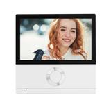 Wideo monitor bezsłuchawkowy, kolorowy, LCD 7", dotykowy, WiFi + Tuya, z gniazdem na kartę pamięci,