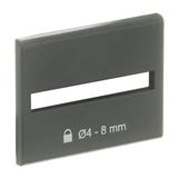 PLPBl.D=4/6/8mm E1.2 blokada kłódkowa E1.2