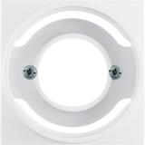 Element centralny do sygnalizatora świetlnego E14; kremowy, połysk; S.1