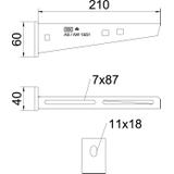 AW 15/21, WYSIĘGNIK AW 15/210MM FT