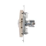 Simon 54 Gniazdo ekwipotencjalne podwójne kremowy