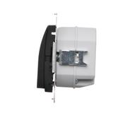 Simon 54 Oprawa oświetleniowa LED 230 V AC 1.1 W białe neutralne 4000 K czarny DOSB.01/49 KONTAKT