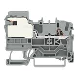 TOPJOBS złączka 1-przewodowa 2,5 mm2 do przewodu wyrównawczego szara