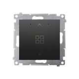 Simon 54 Grupowy sterownik roletowy do przewodowego sterowania DEZ1L.01/.. czarny