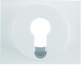 BERKER K.1 Płytka czołowa do łącznika na klucz biały 15057009 HAGER