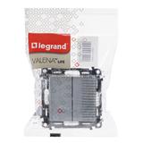 VALENA LIFE ŁĄCZNIK SCHODOWY PODWÓJNY ALUMINIUM 10 AX - 250 V~, Legrand