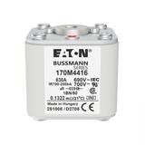 FUSE 630A 690V 1BN/50 AR UC Wkładka szybka 630A AC 690V rozmiar 1 53x69x51 mm aR IEC UL w 170M4416 E