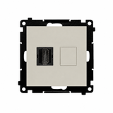 Simon 55 Gniazdo HDMI 2.1 kaszmirowy TGHDMI121.01/142