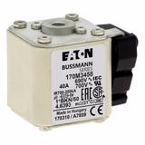 FUSE 40A 690V 1*BKN/50 AR UC Wkładka szybka 40A AC 690V rozmiar 1 45x59x51 mm aR IE 170M3458 EATON