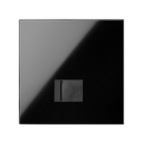 Simon 100 Panel 1-krotny: 1 gniazdo RJ45 czarny