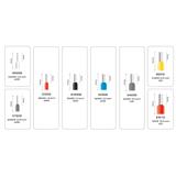 Szczypce do zaciskania końcówek 205 mm + 1200 tulejek