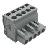 MCS-MIDI Classic gniazdo kątowe 5-bieg. szare raster 5 mm /100szt./ WAGO