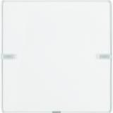 BERKER KNX e/s Q.x Przycisk pojedynczy z polem opisowym z diodami LED RGB i czujnikiem temperatury biały 80141329 HAGER