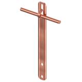 AN-13/CU/-N Uchwyt prosty L=18cm Z-zagięcie /CU/