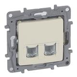 Gniazdo 2Xrj11 Krem Niloe Produkt wycofany 664870 LEGRAND