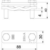 250/A-VA, KLEMY DIAGONALNE VA 1.4301