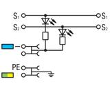 3-przewodowa złączka do elementów wykona