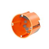 E3700, Puszka do pustych ścian O60mm, z membranami przebiciowymi, głęboka , pomarańczowy