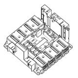 DPX3 1600 3P PODSTAWA WYKONANIA WYSUWN. Z PRZYŁ. GÓRN., Legrand