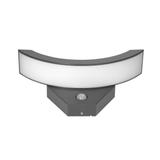 SPINEL LED 10W oprawa ogrodowa z czujnikiem ruchu 140 800lm IP54 4000K IK10 szara AD-OP-6119GLPMR4 O