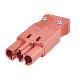 SIMON CONNECT TSC-CR0004-6 Wtyczka męska szybkozłącza 3-polowa; czerwony