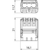 61 325 FL, szybkozłączka 3-biegunowa