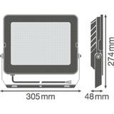 Naświetlacz LED FLOOD COMPACT V 135W 865 SYM 100 BK 4058075575141 LEDVANCE