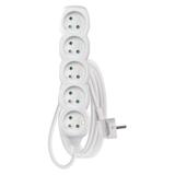 Przedłużacz z uziemieniem 5 gniazd 3m PVC biały P0513 EMOS