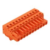 MCS-MIDI Classic gniazdo 11-bieg. pomarańczowe raster 5,08 mm /25szt./ WAGO