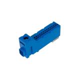 Listwa zaciskowa bezgwintowa niebieska LZB 14/N, opak. 8 szt.