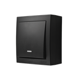 Simon Aquaclick Przycisk zwierny z podświetleniem bez piktogramu 10AX 250V zaciski śrubowo, czarny