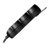 Przedłużacz 3x2P+Z,1,4m, 3x1mm2, czarny