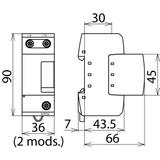 Ogranicznik przepięć DEHNbloc M