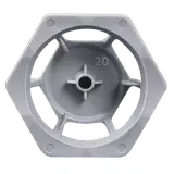 Uchwyt uniwersalny do opaski zaciskowej 100szt. R-SC40-HEX RAWLPLUG