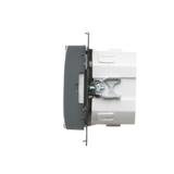 Simon 55 Termostat programowalny z wyświetlaczem Grafitowy mat