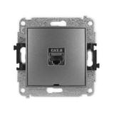 ICON Mechanizm gniazda komputerowego pojedynczego 1xRJ45, kat. 8, ekranowany, 8-stykowy, bez pola op