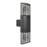 PEONIA oprawa ogrodowa hermetyczna 2xE27 max. 2x15W IP54 czarna AD-OP-6580BE27PP Orno