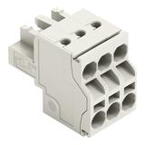 MCS-MIDI Classic gniazdo 3-bieg. j-szare raster 5 mm /100szt./ WAGO