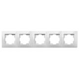 Ramka CARLA 5x biała