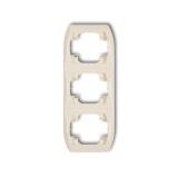 TREND Ramka pionowa potrójna beżowa