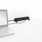 PRZEDŁUŻACZ PREMIUM, OBROTOWY, 4X2P+Z, Z PRZEWODEM 1.5 METRA 3X1.0 MM2 - CZARNY/GRAFITOWY, Legrand