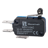 ŁĄCZNIK MINIATUROWY DŹWIGNIA Z ROLKĄ KRÓTKA MSV104C SPAMEL