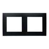SZAFIR Ramka podwójna - kolor czarny metalik