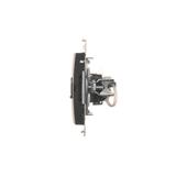 Simon 54 Gniazdo HDMI + RJ45 kat.6. czarny DGHRJ45.01/49 KONTAKT
