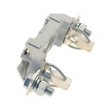 NH00 SINGLE POLE SILVER 1/4 SCREW Podstawa NH000/00 1P 160A mont. Szyna DIN i śruby SD00-D EATON