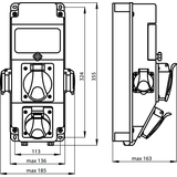 ROZDZIELNICA NISKIEGO NAPIĘCIA BEZ BEZPIECZNIKÓW,5X32A,5X16A,2X3X16A