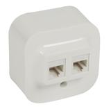 Forix IP20 - Gniazdo 2Xrj45 Kat. 5E Utp Białe 782428 LEGRAND