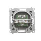 Simon 55 Gniazdo antenowe TV pojedyncze Do instalacji indywidualnych Grafitowy mat