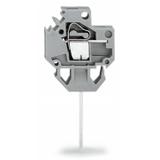 złączka przepustowa 4 mm2 pinowa, do płyt 2,5 mm /150szt./ WAGO